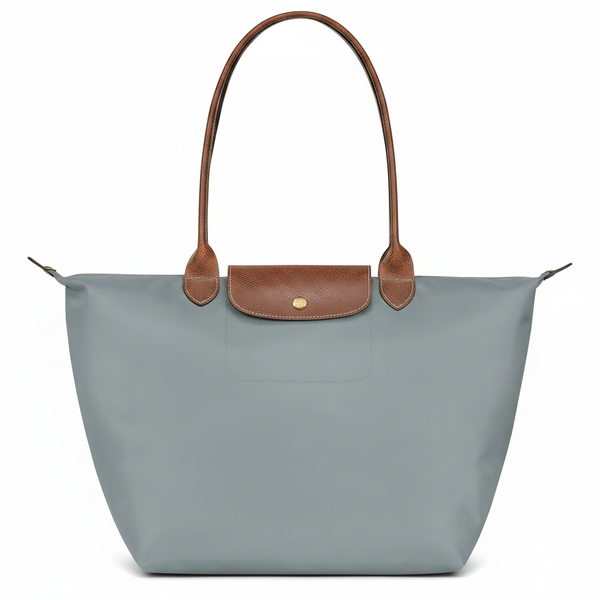 Large Packable Tote Bag, Steel