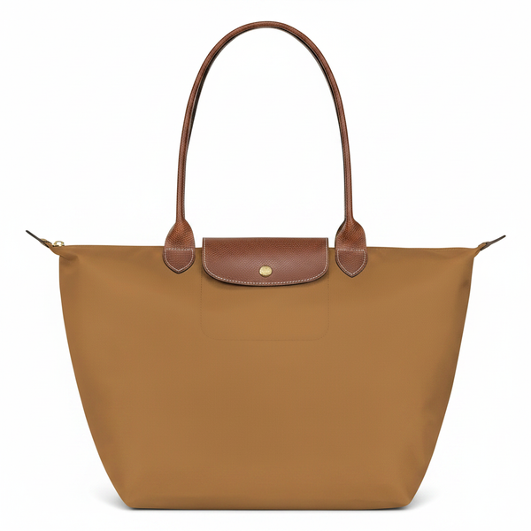Large Packable Tote Bag, Fawn